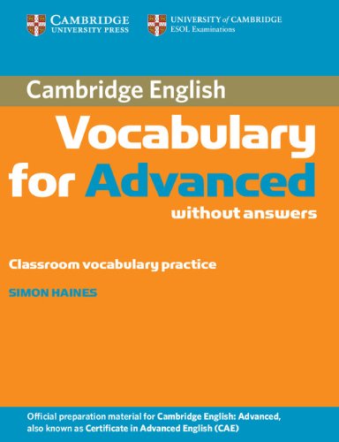 Cambridge Vocabulary for Advanced Book without answers купить