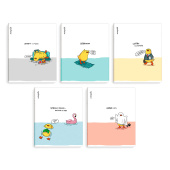 Комплект тетрадей школьных ученических (5 штук), А5+, 48 л, вн.блок - клетка, (ГОРОДСКИЕ ИСТОРИИ) купить