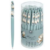 Набор ручек шариковых МАГНОЛИЯ (ПВХ тубус, 30 шт., автоматические, цвет чернил - синий) купить