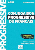 Conjugaison progressive du français 2ème édition Intermédiaire - Livre + CD купить