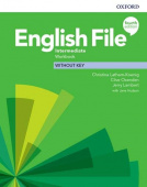 English File Fourth Edition Intermediate Workbook without Key купить