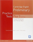 Practice Tests Plus PET 3 with key + Multi-ROM купить