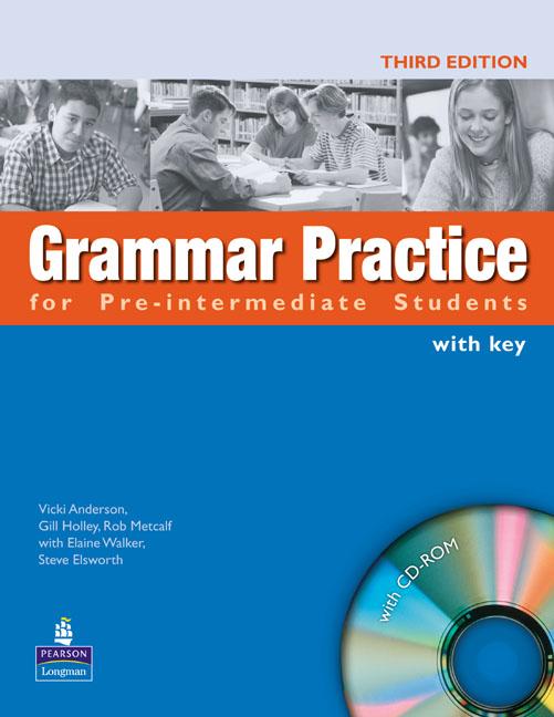 Grammar Practice Third Edition Pre-intermediate Book and CD-ROM (with Key) купить