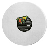 Холст художественный белый, на подрамнике из МДФ, ЛИМОНЫ, 40х40 см, форма: круглая, грунтованный купить