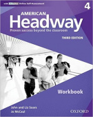 American Headway Third Edition 4 Workbook with iChecker купить