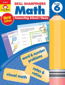 Skill Sharpeners: Math, Grade 6  Workbook купить