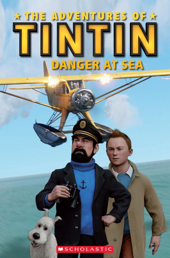 Scholastic Readers Popcorn Series: Level 2 (250 Headwords) The Adventures of Tintin Danger at Sea  + Audio CD купить