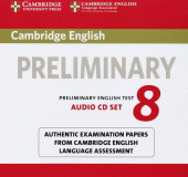 Cambridge English Preliminary 8 Audio CDs (2) купить