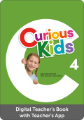 Curious Kids 4 DIGITAL Teacher's Book with Teacher's App купить