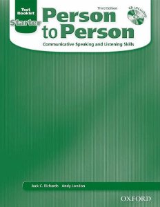 Person to Person Third Edition Starter Test Booklet купить