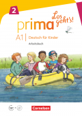 Prima - Los geht's! - 2 Arbeitsbuch mit Audio-CD und Stickerbogen купить