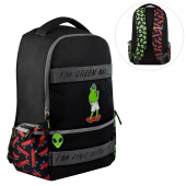 Рюкзак КРУТОЙ ИНОПЛАНЕТЯНИН, 32x42x14 см, полиэстер, сублимационная печать, шелкография, 1 отделение купить