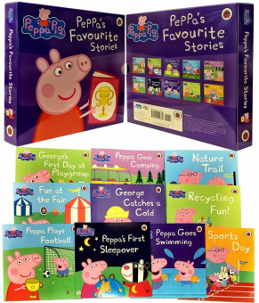 Ladybird: Peppa Pig Stories 10 Audio Books CD Set Collection купить