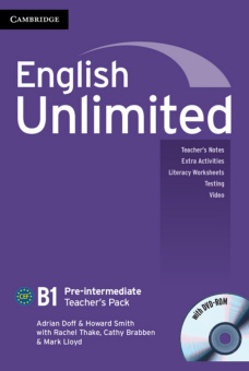 English Unlimited Pre-intermediate Teacher's Pack (Teacher's Book with DVD-ROM) купить