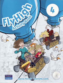 Fly High 4 Activity Book (with CD-ROM) купить