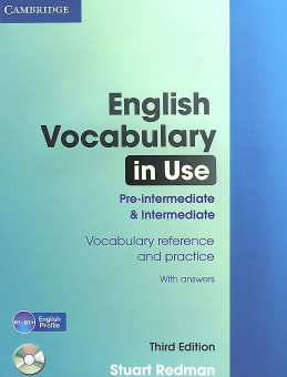 English Vocabulary in Use: Pre-intermediate and Intermediate (Third Edition) Book with answers and C купить
