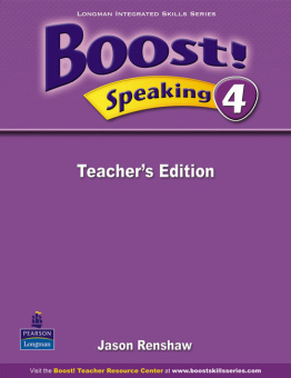 Boost Speaking 4 Teacher's Edition купить