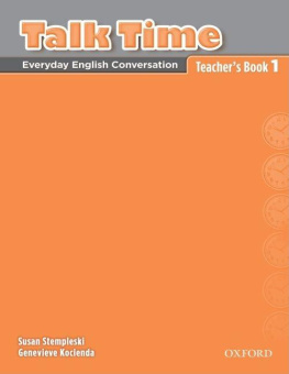 Talk Time 1 Teacher's Book купить