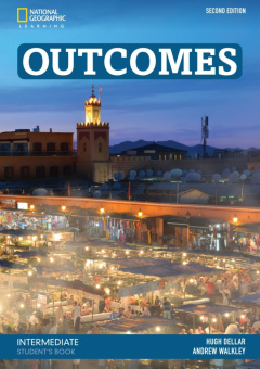 Outcomes Second edition Intermediate Students Book with DVD купить