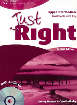 Just Right English Upper-Intermediate Workbook With Key and CD купить