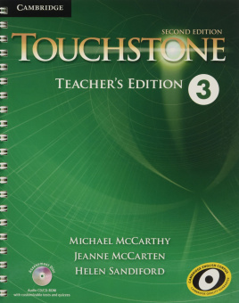 Touchstone Second Edition 3 Teacher's Edition with Assessment Audio CD/CD-ROM купить