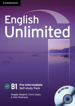 English Unlimited Pre-intermediate Self-study Pack (Workbook with DVD-ROM) купить
