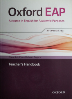 Oxford EAP Intermediate/B1+ Teacher's Book and DVD-ROM Pack купить