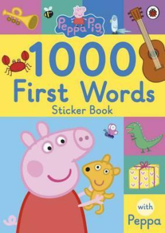 Ladybird: Peppa Pig: 1000 First Words Sticker Book купить