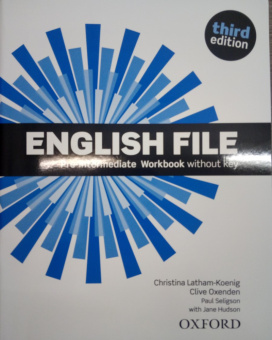 English File Third Edition Pre-Intermediate Workbook without key and Student's Site купить