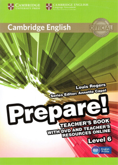 Cambridge English Prepare! Level 6 Teacher's Book with DVD and Teacher's Resources Online купить