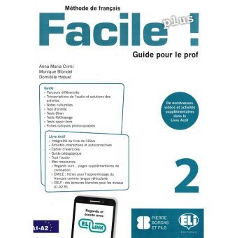 Facile plus !  2 Guide pedagogique + CD(2)  купить