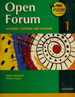 Open Forum 1 Student Book купить