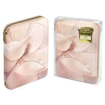 Ежедневник-органайзер недатированный ESCALADA ЦВЕТОК (А5+, 120 л., твёрдый переплёт с поролоном, искусственная кожа) купить