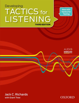 Tactics for Listening Third Edition Developing Student Book купить