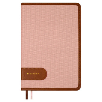 Ежедневник недатированный ESCALADA ПИКЕ ПЕПЕЛЬНО-КОРАЛЛОВЫЙ (А5, 160 л., твёрдый переплёт, искусственная кожа) купить