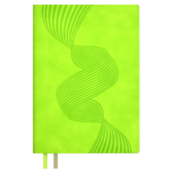Ежедневник недатированный ESCALADA БЕЙБИСКИН САЛАТОВЫЙ (А6+, 160 л., мягкий переплёт, искусственная кожа) купить