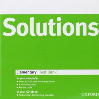 Solutions Elementary Test Bank MultiROM купить