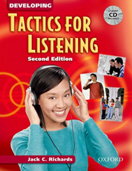 Tactics for Listening Second Edition Developing Student Book with Audio CD купить