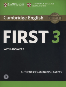Cambridge English First 3 Student's Book with Answers with Audio купить
