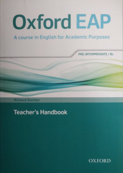 Oxford EAP Pre-Intermediate/B1 Teacher's Book, DVD and Audio CD Pack купить