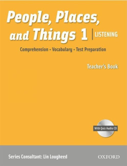 People, Places, and Things Listening 1 Teacher's Book with Audio CD купить