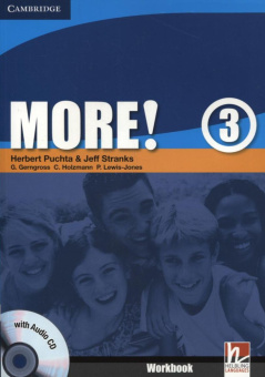 More! Level 3 Workbook with Audio CD купить