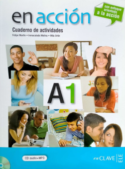 En accion A1 - Curso intensivo de Espanol - Cuaderno de actividades + CD-MP3 купить