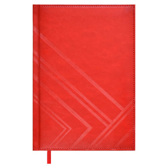 Ежедневник недатированный ESCALADA САРИФ ЭКОНОМ КРАСНЫЙ (А5, 160 л., твёрдый переплёт, искусственная кожа) купить
