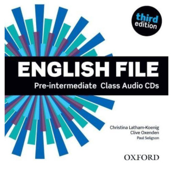 English File Third Edition Pre-Intermediate Class Audio CDs купить
