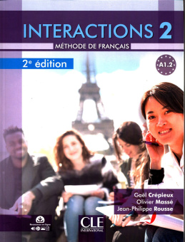 Interactions 2eme edition  2  A1.2  Livre de l’eleve + Audio telechargeable en ligne купить