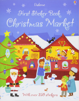 First Sticker Book: Christmas market купить
