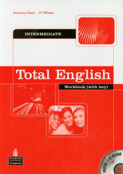 Total English Intermediate Workbook with key and CD-ROM купить