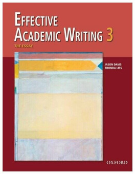Effective Academic Writing 3: The Essay купить