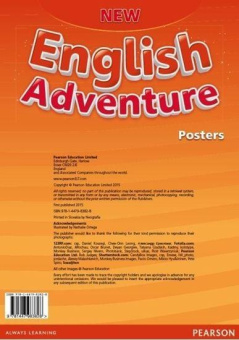 New English Adventure 2 Posters купить